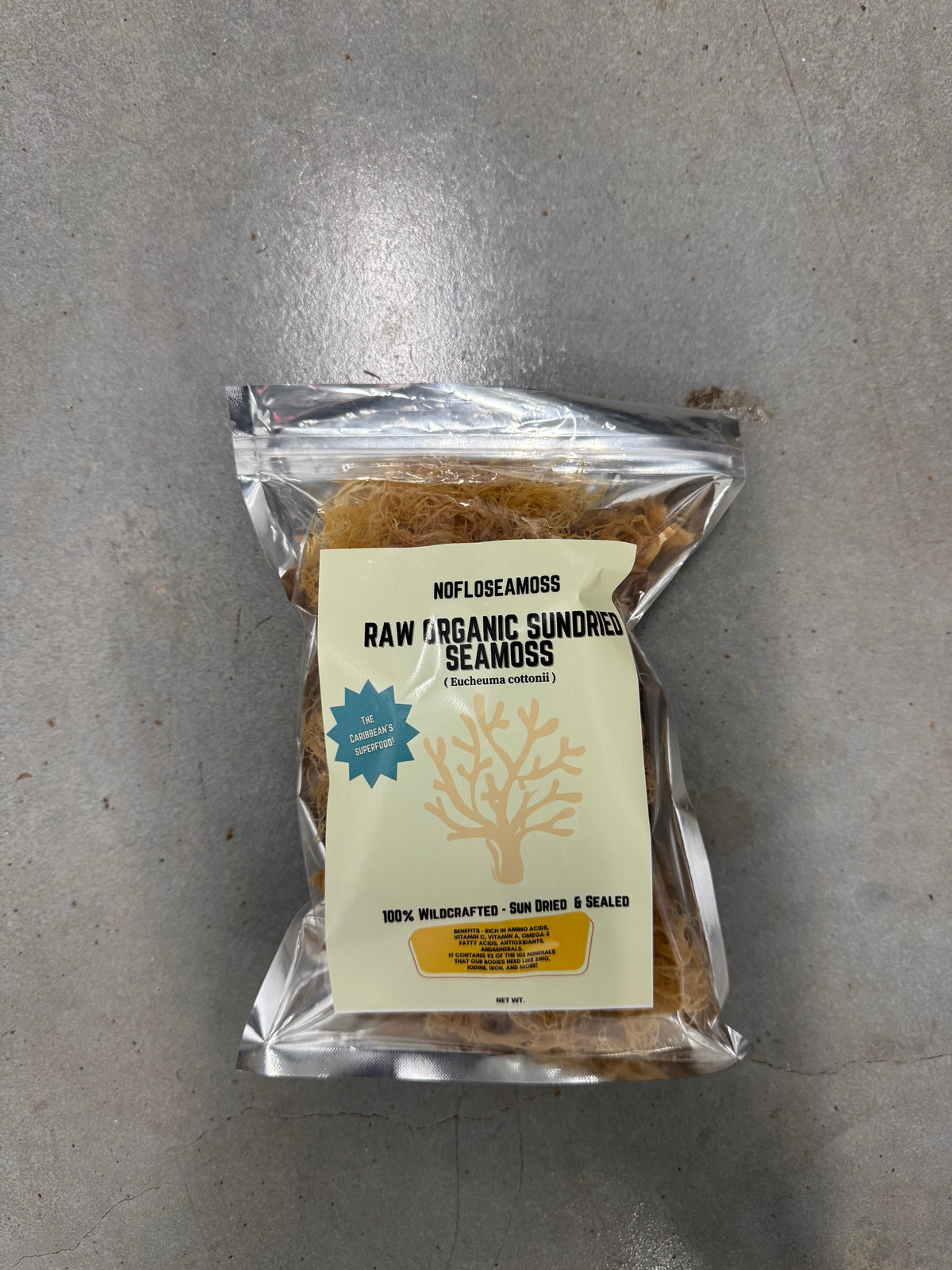 Bulk Raw Golden Seamoss